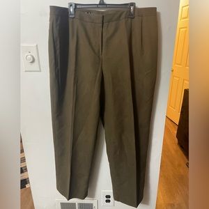 Women’s Brown Signature By Larry Levine Pants Soft Dress Pants Size 20